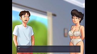 Summertime Saga Cap 46 - a Lingerie for a Religious MILF