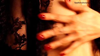 Hot milf interesting fetish show nice bottom view: Brunette, Solo  Mature Porn