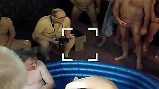 [behind the Scenes] - Piss Gangbang Party with Nancy Nature