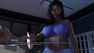 Step Sister Caught Pervy Step Brother Jerking off to Her Panty - 3D Hentai Animated Porn - Life in Santa County