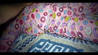 My Sweet Stepniece Wanted Me to Visit Her at Her Bedroom and Got so Horny That She Let Me Cum in Her Shaved Pussy