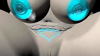 Thick Sex Doll Rides Dildo Anal