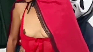 Fucking Little Red Riding Hood's Stepmother on Halloween