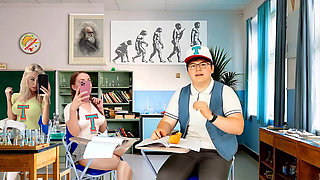 TORCELINI. School. Biology lesson 7. Teacher Wixter. SFW