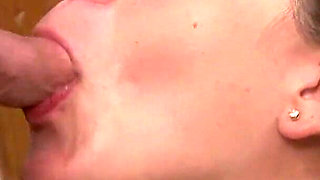 Pregnant Redhead Gets Blasted with Huge Sloppy Cumshots