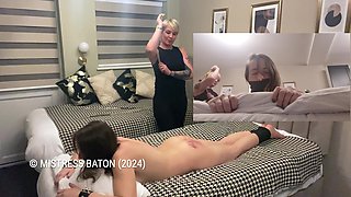 Sloppy Maid's Caning and Bastinado