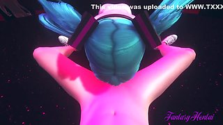 Vocaloid Hentai - Pov Miku Blowjob In A Striptease Club