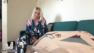 Amateur Blonde Stepmom Jane Cane Seduced by Fucking Machine Fantasy
