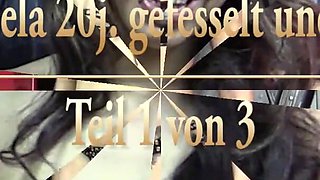 Slave Carmela 20yo tied up and anal fucked, part 1