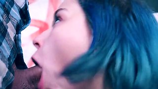 Teen Sucks Cock in Public School Entrance During Quarantine