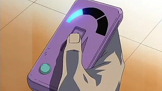 Hentai mad his friend fun with med