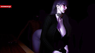 The Curved Sorceress from Another Realm - 3D Animation