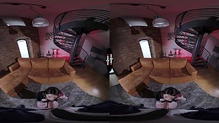 Aria Carson VR Porn: Say Hi To Your Boyfriend - DarkRoomVR