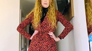 Blonde emo amateur solo masturbation