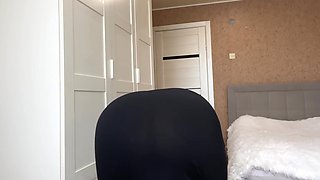 Arab Wife in Hijab Found a Sex Toy While Cleaning and Got Horny