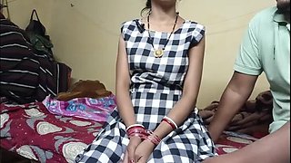 Hindi Amateur Couple's First Home Sex Video with Misspriya