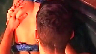 Double Penetration of Two Huge Cocks Cumming in Mouth of Beautiful Vintage MILF