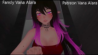 Gaming VRChat Joi with some rule 34 and female domination action