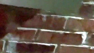 Punished Rod by Leaving Him Outside Blindfolded and Chained to the Drainpipe by His Chastity Cage X