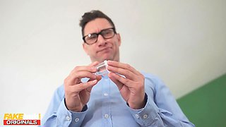 Fakehub - sex addict nurse with Huge Boobs desperately wants sperm samples and a shaft up her ass