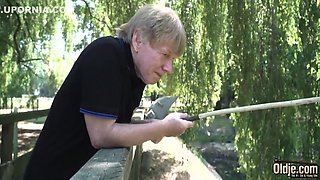Grandpa Fucks Teen 18+ Takes The Teen 18+ Tight Pussy Down Town With Titty Cumshot 10 Min With Laura Dickens