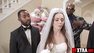 Petite bride from Aften Opal group fucked by five big black cocks before wedding Jovan Jordan