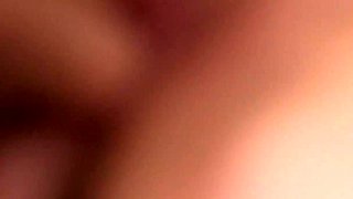Dirty blonde teen takes two cocks in her narrow asshole