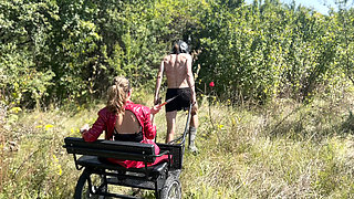 Taking my BRUISED ponyboy in to the thorny bush 907