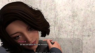 Granny House 129: Dining Table Fuck with Paveena and Priya in 3D Hentai Animation