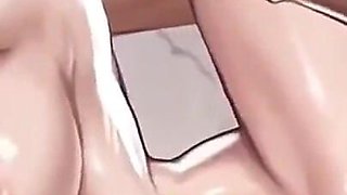 3D comic - Some sexy juicy girl with comic animation