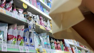 Busty blonde amateur fucked in public restroom