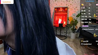 Amateur Webcam Teen Flashes Masturbates