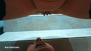 Long Morning Pissing in the Slave's Mouth, Human Toilet Slave