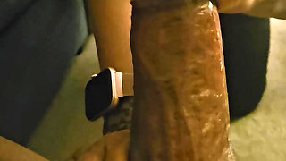 Bestie stroking my Hard Fat Dick