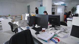 A Beautiful Office Lady Wearing a Split-crotch Thong During Her Break in the Office.. 1