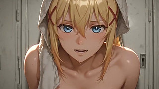 Kazuma Fucks Megumin and Darkness in Konosuba Ai