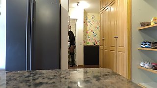 My Boss Makes Me Clean His Penthouse in High Heels