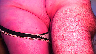 The young bull doesn't know when to stop - he stuffs her panties until they burst