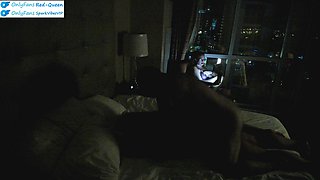 Cuckquean Wife Watches and Films From the Hotel Cuck Chair as Her Husband Fucks a Girl He Found in Las Vegas on Vacation