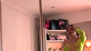 Close up teen pussy gaping action