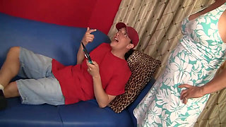 My stepmother loves young cock