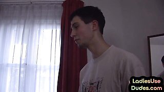 Lovely sugar baby - 3some porn - Pure CFNM