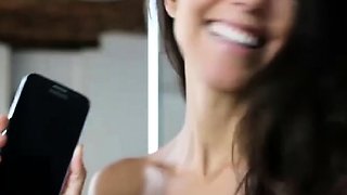Close up teen masturbation