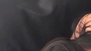 It's in the Other Hole!! Submissive Amateur Schoolgirl Fucked in Skirt and Stockings