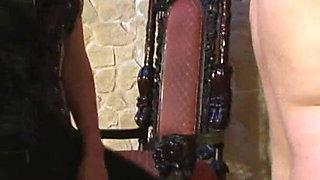 Domina Enjoys Cruel Femdom Ball Busting and Pegging