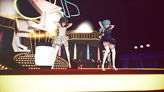 Mmd R-18 Anime Girls Sexy Dancing (clip 1)