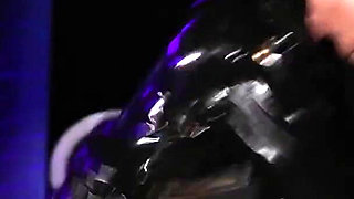 Latex Toe Sock Trampling