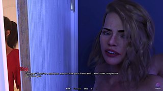 My Hot Blonde Step Aunt Seduces Me, so I Creampied Her Pussy, Almost Caught! - 3D Hentai Animated Porn - Life in Santa County