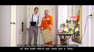 Debt4k. sumptuous russian bitch didn\u2019t pay her debt and had to demonstrate her Tight Pussy and asshole to solve it
