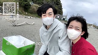 Cute college girl My_Chocolate stars in a hentai flick on an abandoned island with big melons